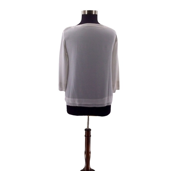 S. Oliver White Dragon Fly Jeweled Shirt - Picture 6 of 11
